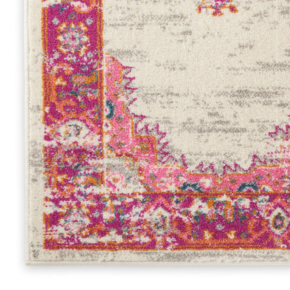10' X 14' Blue Moroccan Power Loom Distressed Area Rug