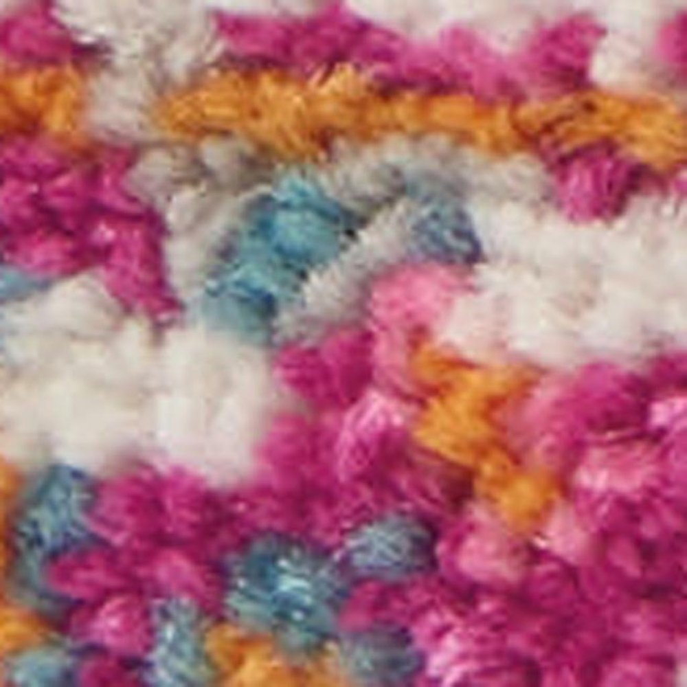 10' X 14' Blue Moroccan Power Loom Distressed Area Rug