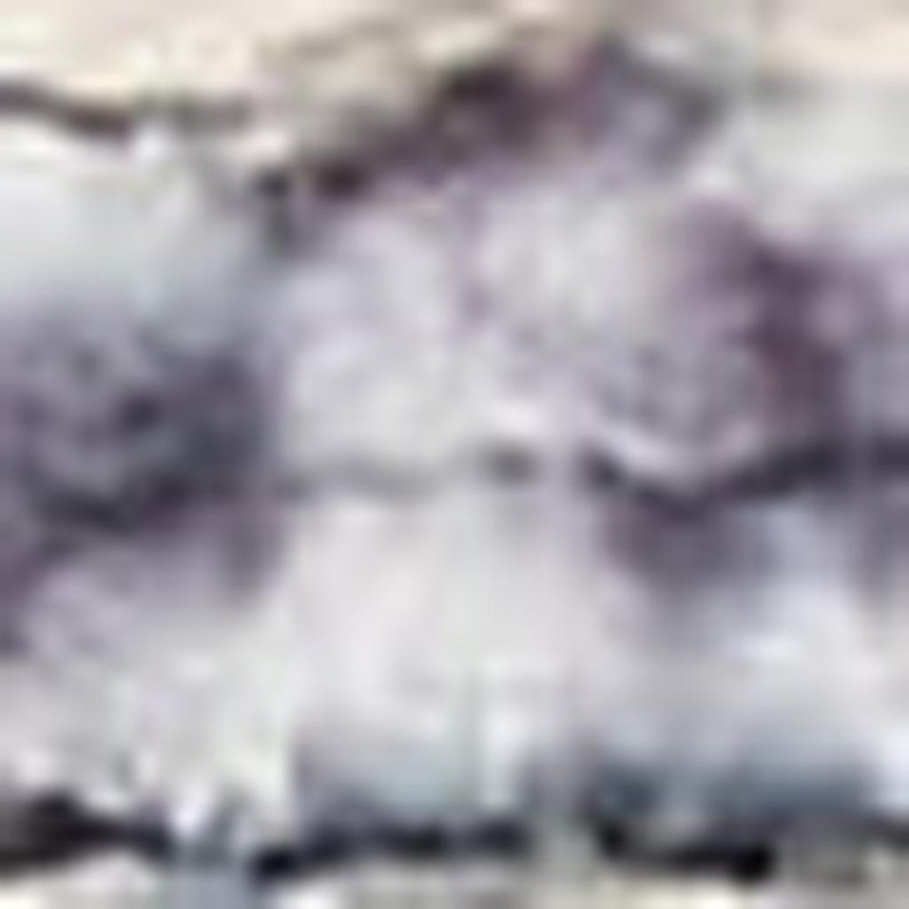 8' X 10' Gray Ivory and Blue Floral Distressed Washable Area Rug