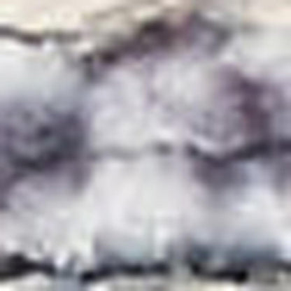 8' X 10' Gray Ivory and Blue Floral Distressed Washable Area Rug