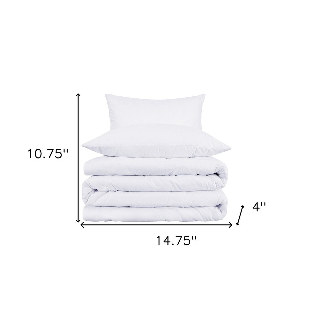 White King Cotton Washable Duvet Cover Set
