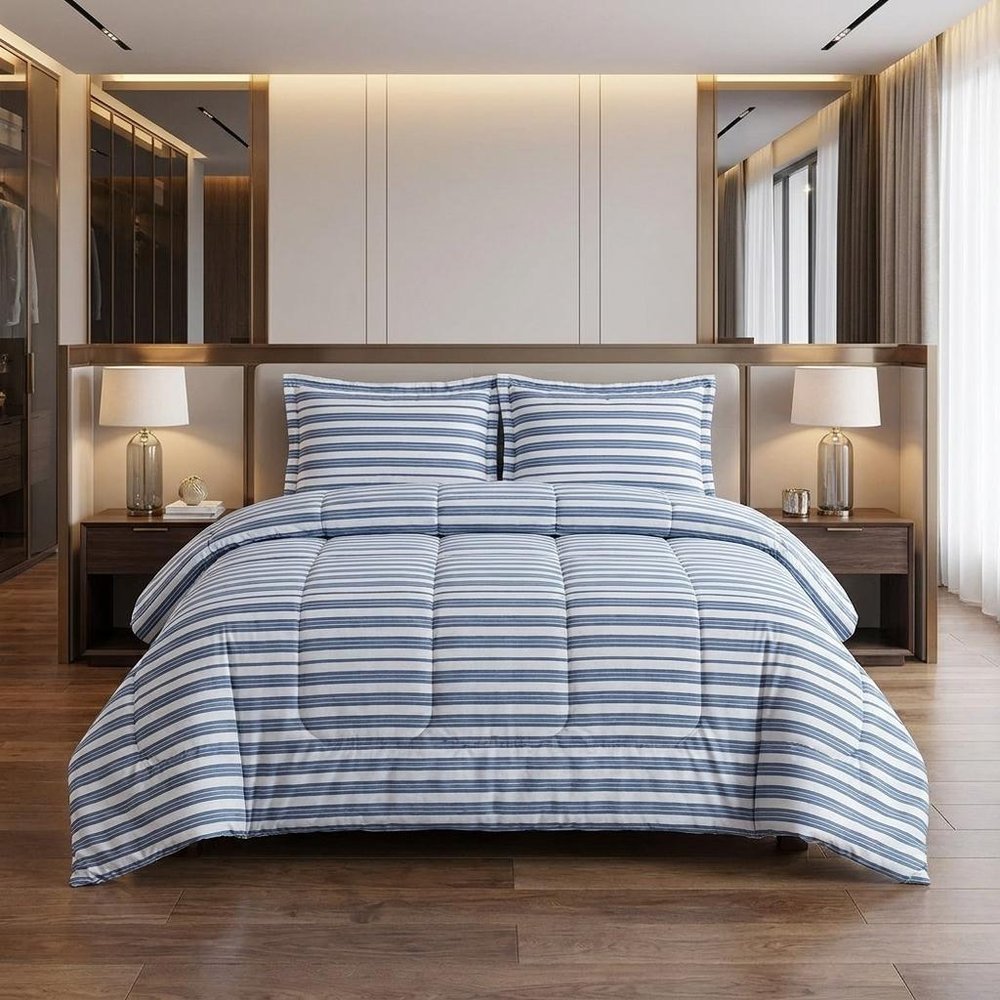 Charcoal Queen Cotton Washable Duvet Cover Set