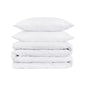 White Queen Cotton Blend 1200 Thread Count Washable Duvet Cover Set