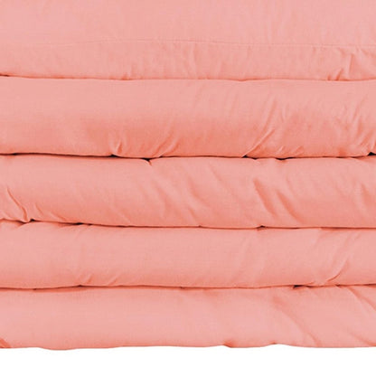 Dusty Rose Queen Cotton Washable Duvet Cover Set