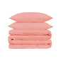 Dusty Rose King Cotton Washable Duvet Cover Set
