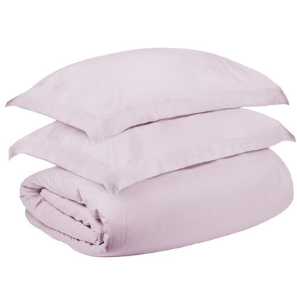 Lilac Queen Cotton Washable Duvet Cover Set