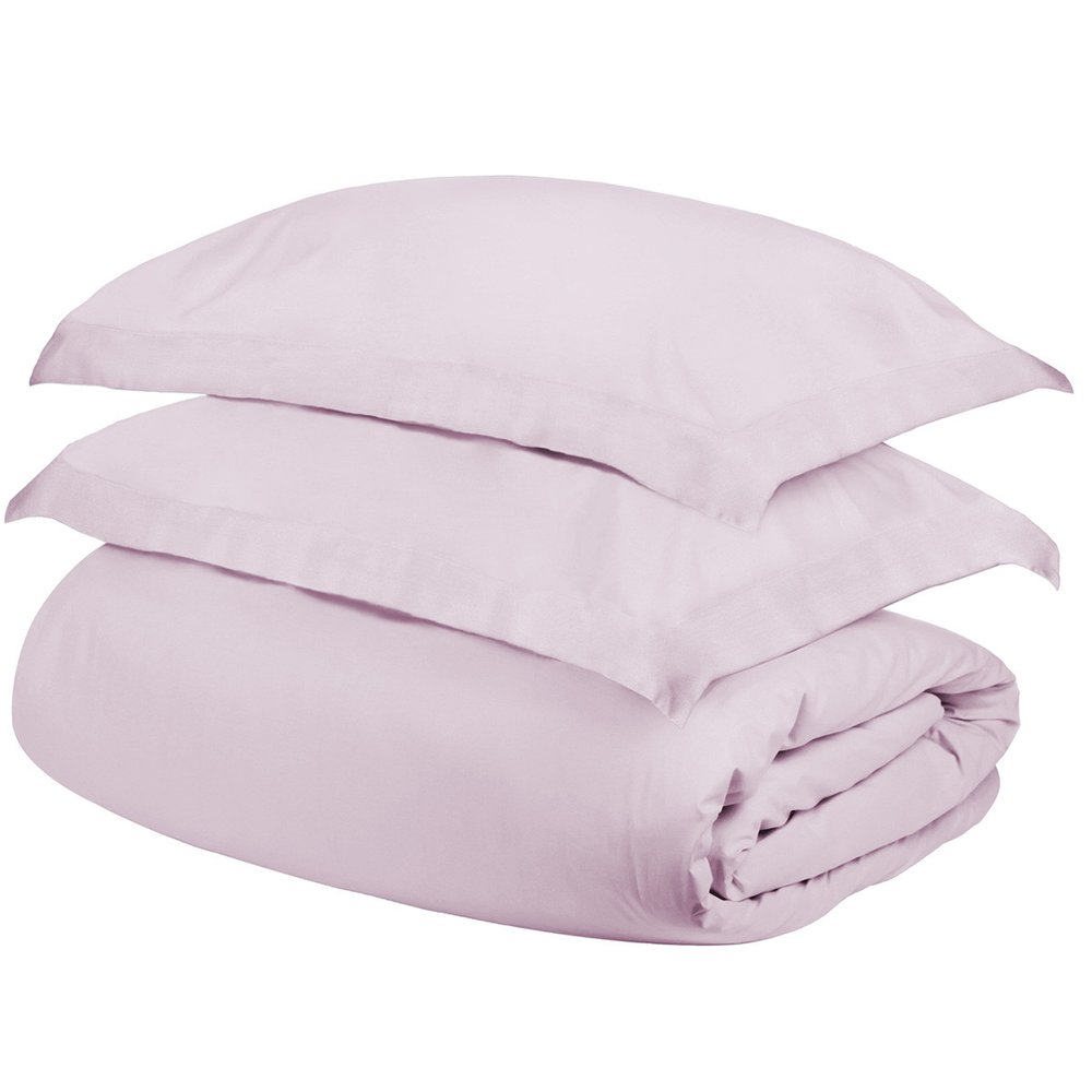 Lilac Queen Cotton Washable Duvet Cover Set