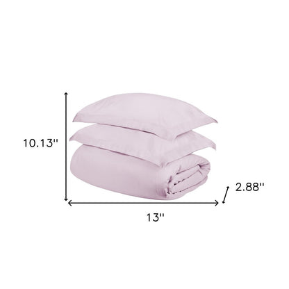 Lilac Queen Cotton Washable Duvet Cover Set
