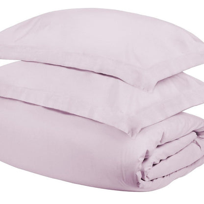 Lilac Queen Cotton Washable Duvet Cover Set