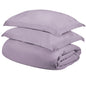 Pink Lavender King Cotton Blend 300 Thread Count Washable Duvet Cover Set