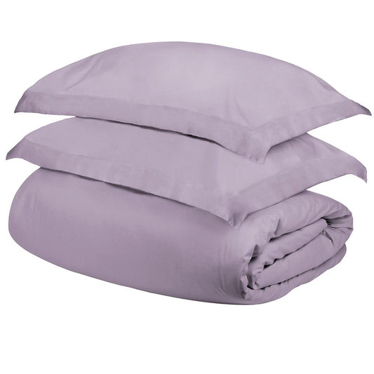 Pink Lavender King Cotton Washable Duvet Cover Set