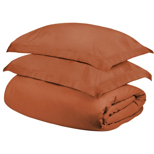 Pumpkin Twin Cotton Washable Duvet Cover Set