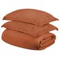 Pumpkin Twin Cotton Washable Duvet Cover Set
