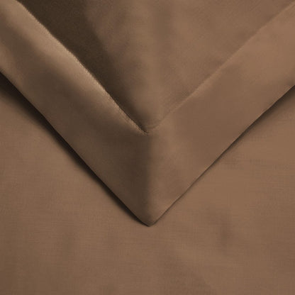 Taupe Twin Cotton Washable Duvet Cover Set