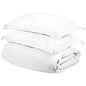 White Queen Cotton Washable Duvet Cover Set