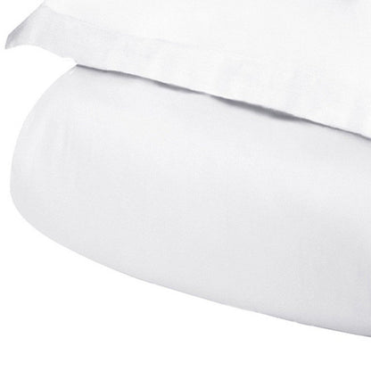 White Queen Cotton Washable Duvet Cover Set