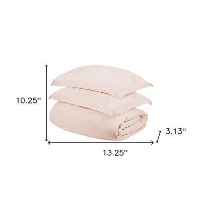 Pink King Cotton Washable Duvet Cover Set
