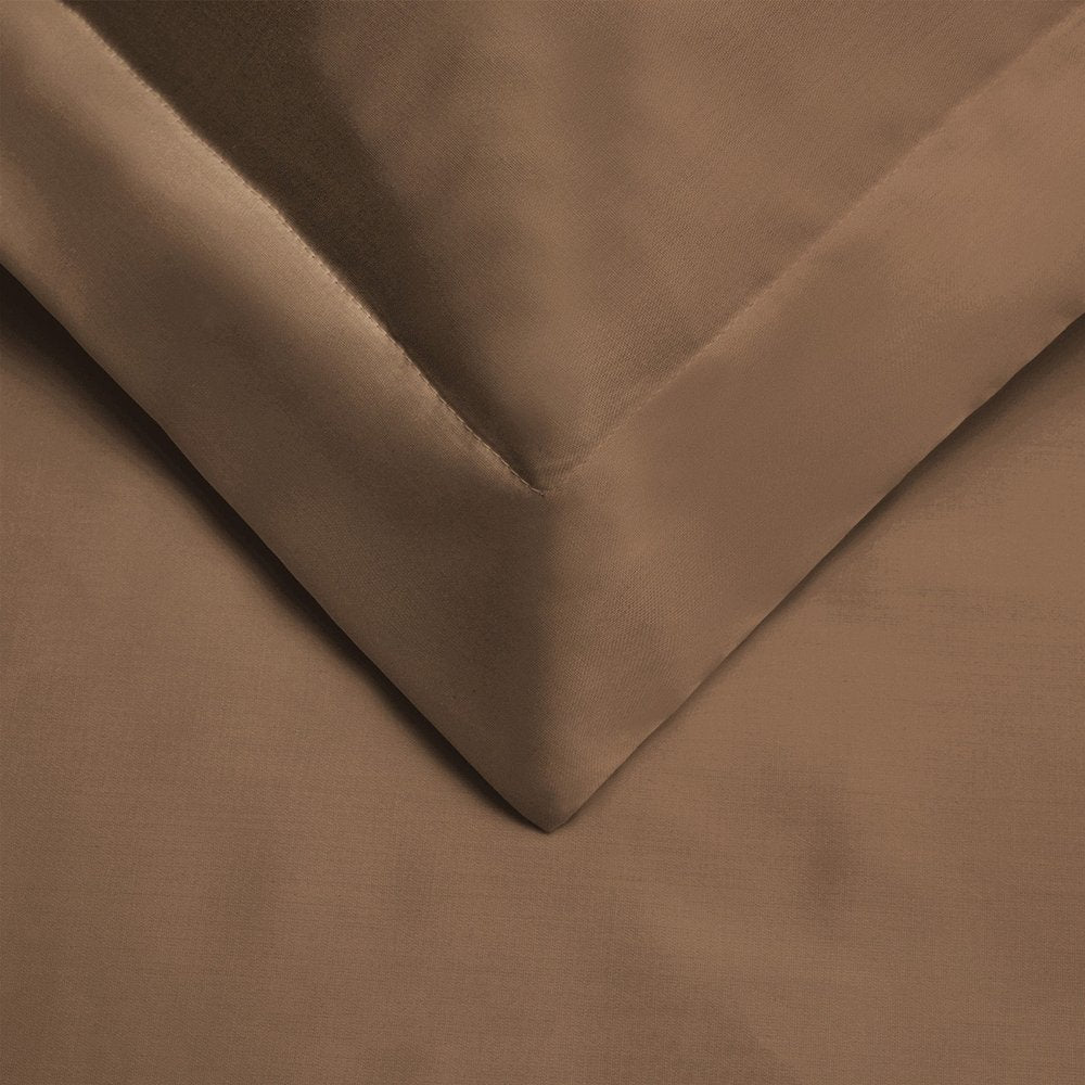 Taupe King Cotton Washable Duvet Cover Set