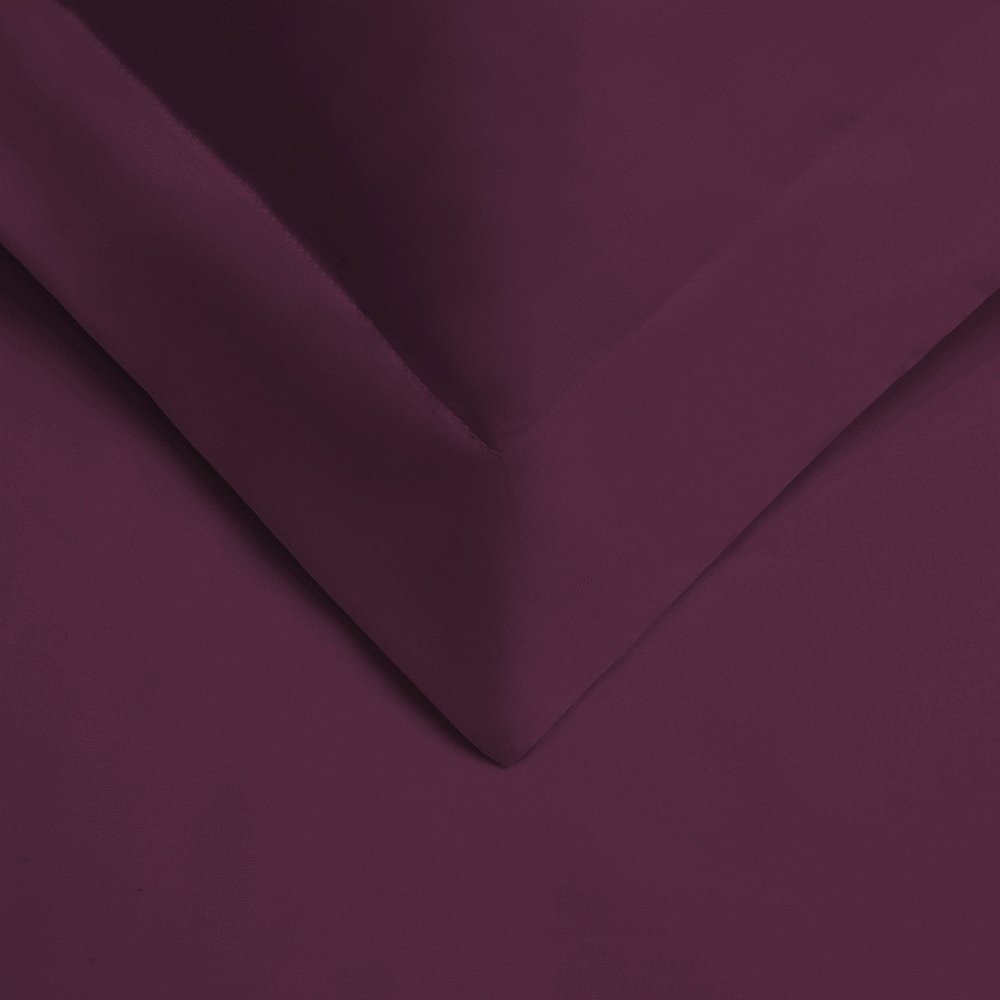 Plum Twin Cotton Washable Duvet Cover Set