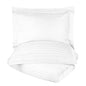 White Queen Cotton Blend 400 Thread Count Washable Duvet Cover Set