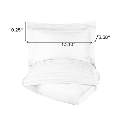 White Queen Cotton Washable Duvet Cover Set
