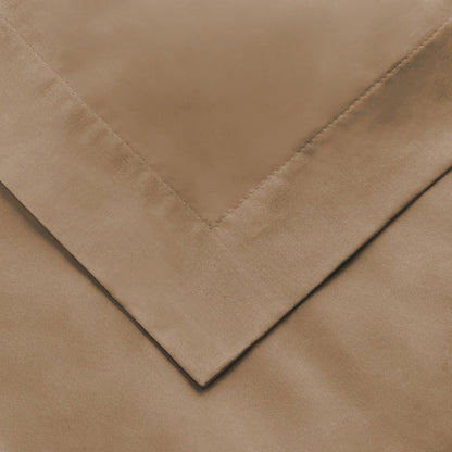 Taupe Queen Cotton Washable Duvet Cover Set
