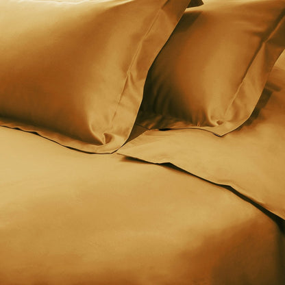 Brown Twin Cotton Washable Duvet Cover Set