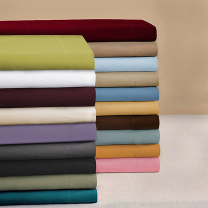 Brown Twin Cotton Washable Duvet Cover Set