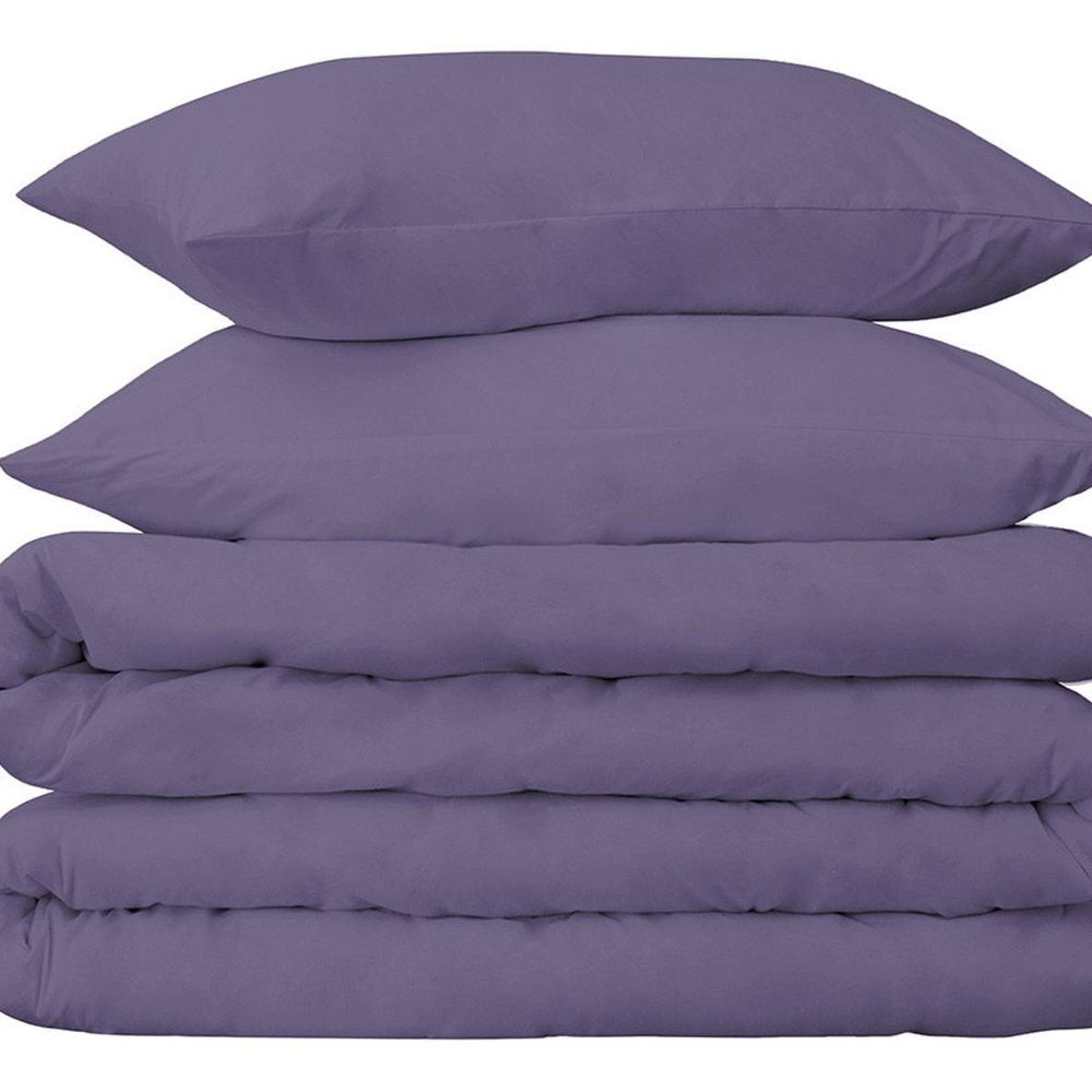 Wisteria Twin Cotton Washable Duvet Cover Set