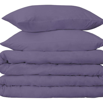 Wisteria Twin Cotton Washable Duvet Cover Set