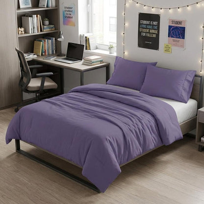 Wisteria Twin Cotton Washable Duvet Cover Set