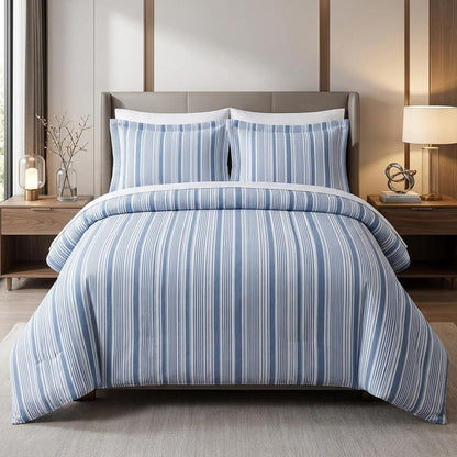 White Queen Cotton Blend 300 Thread Count Washable Duvet Cover Set