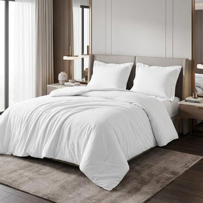 White King Cotton Blend 300 Thread Count Washable Duvet Cover Set