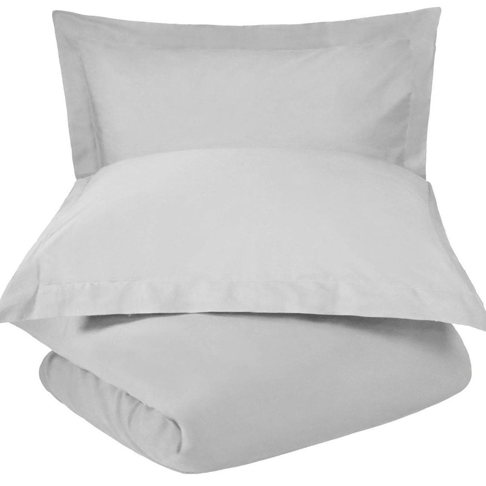 Platinum King Cotton Washable Duvet Cover Set