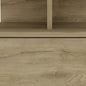 12" Beige Wood One Drawer Nightstand