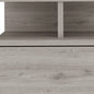 12" Light Gray Wood One Drawer Nightstand