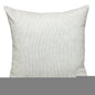 20" Brown and White Striped Cotton Throw Pillow