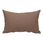 12" X 18" Brown Cotton Throw Pillow