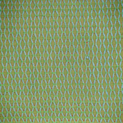 14" X 20" Green And Beige Cotton Lumbar Throw Pillow with Embroidery and Fringe