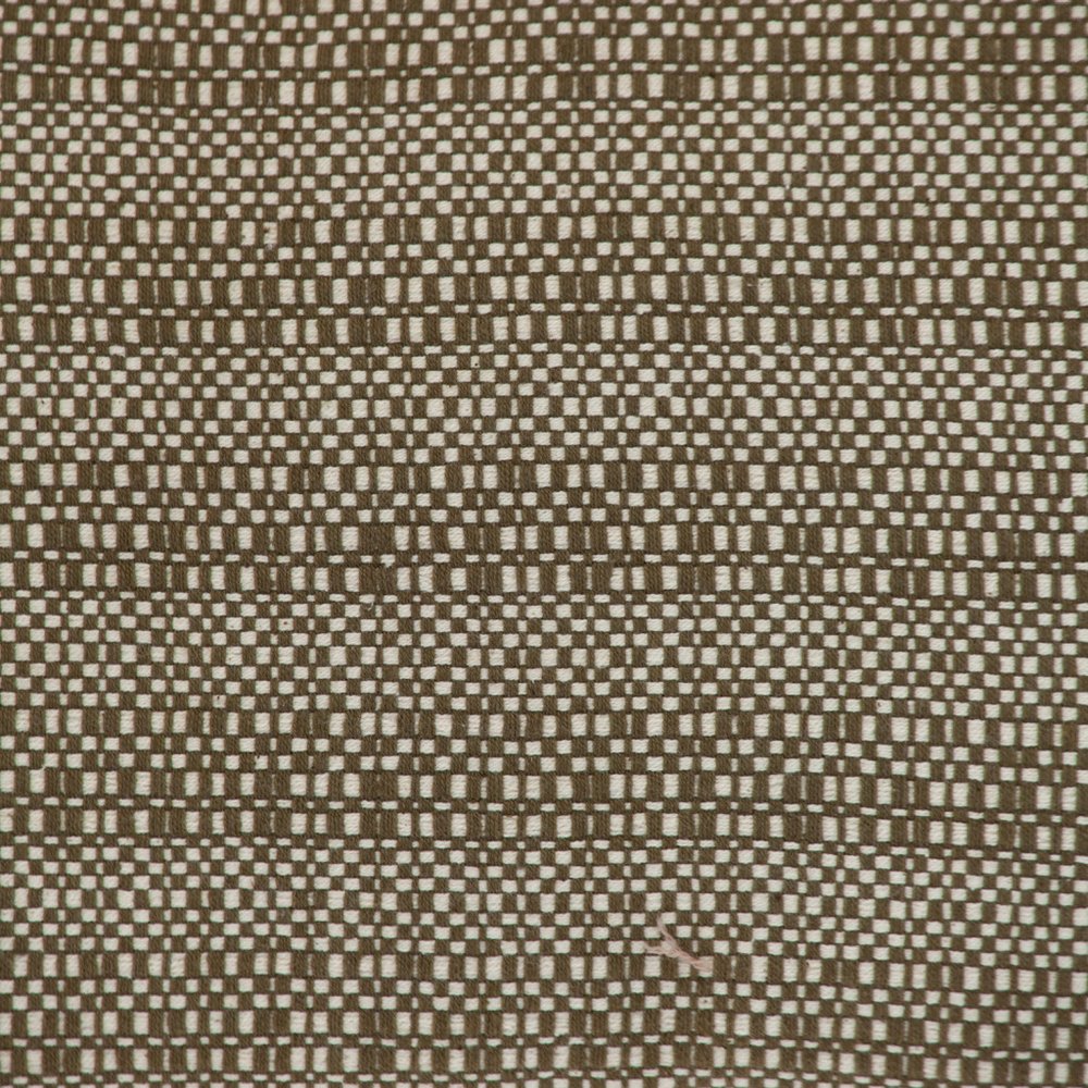 14" X 20" Green and White Cotton Lumbar Throw Pillow with Fringe