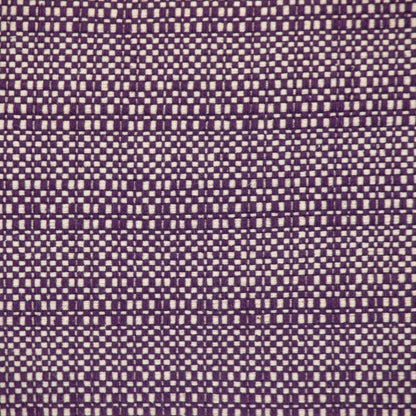 14" X 20" Purple and White Striped Cotton Throw Pillow With Fringe