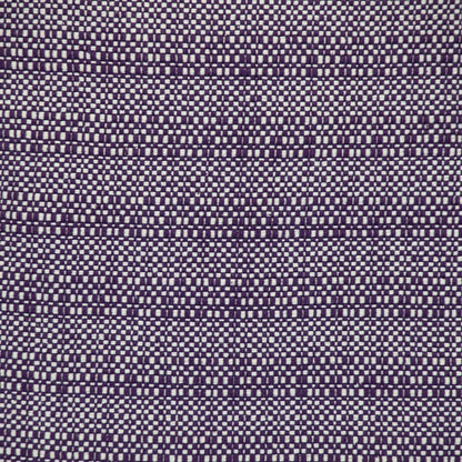 24" Purple and White Cotton Throw Pillow with Fringe