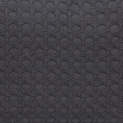 14" X 26" Dark Gray Cotton Lumbar Throw Pillow with Texture