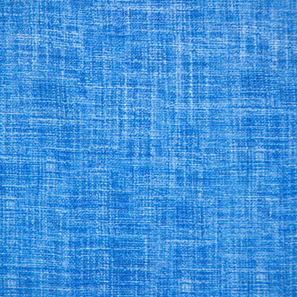 18" Blue Cotton Throw Pillow