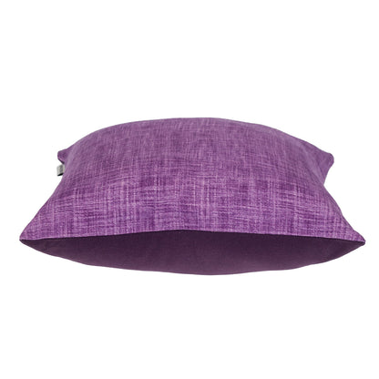 18" Purple Weave Cotton Throw Pillow