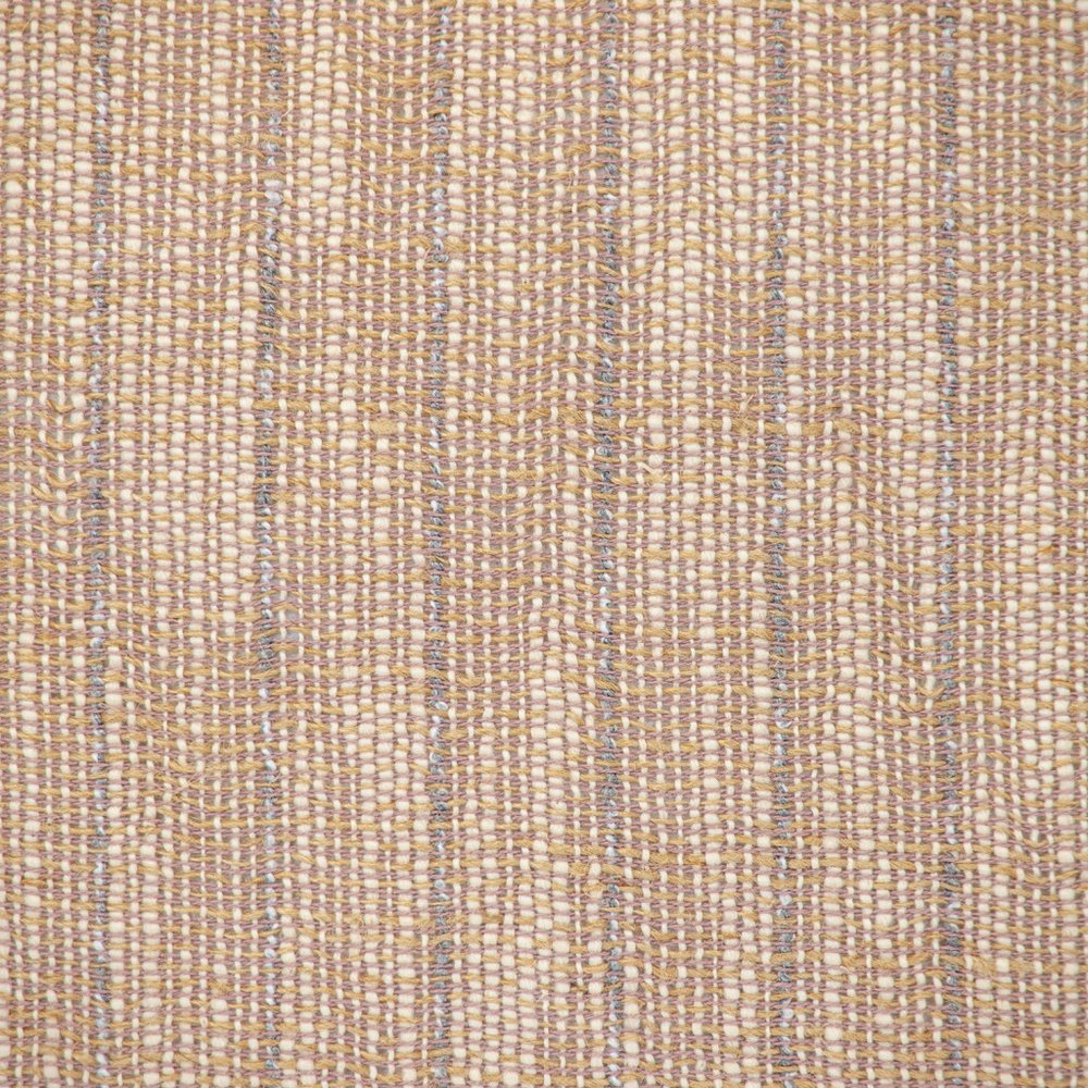 18" Brown and White Striped Cotton Throw Pillow With Tassels