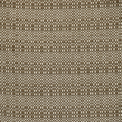 24" Green and White Striped Cotton Throw Pillow With Fringe