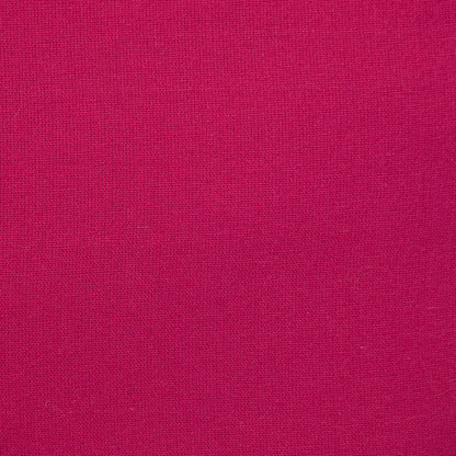 20" Hot Pink Cotton Throw Pillow With Fringe