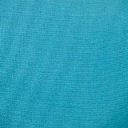 16" Aqua Cotton Throw Pillow with Scalloped Edges