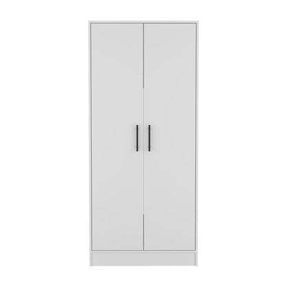 Two Piece White Bedroom Set